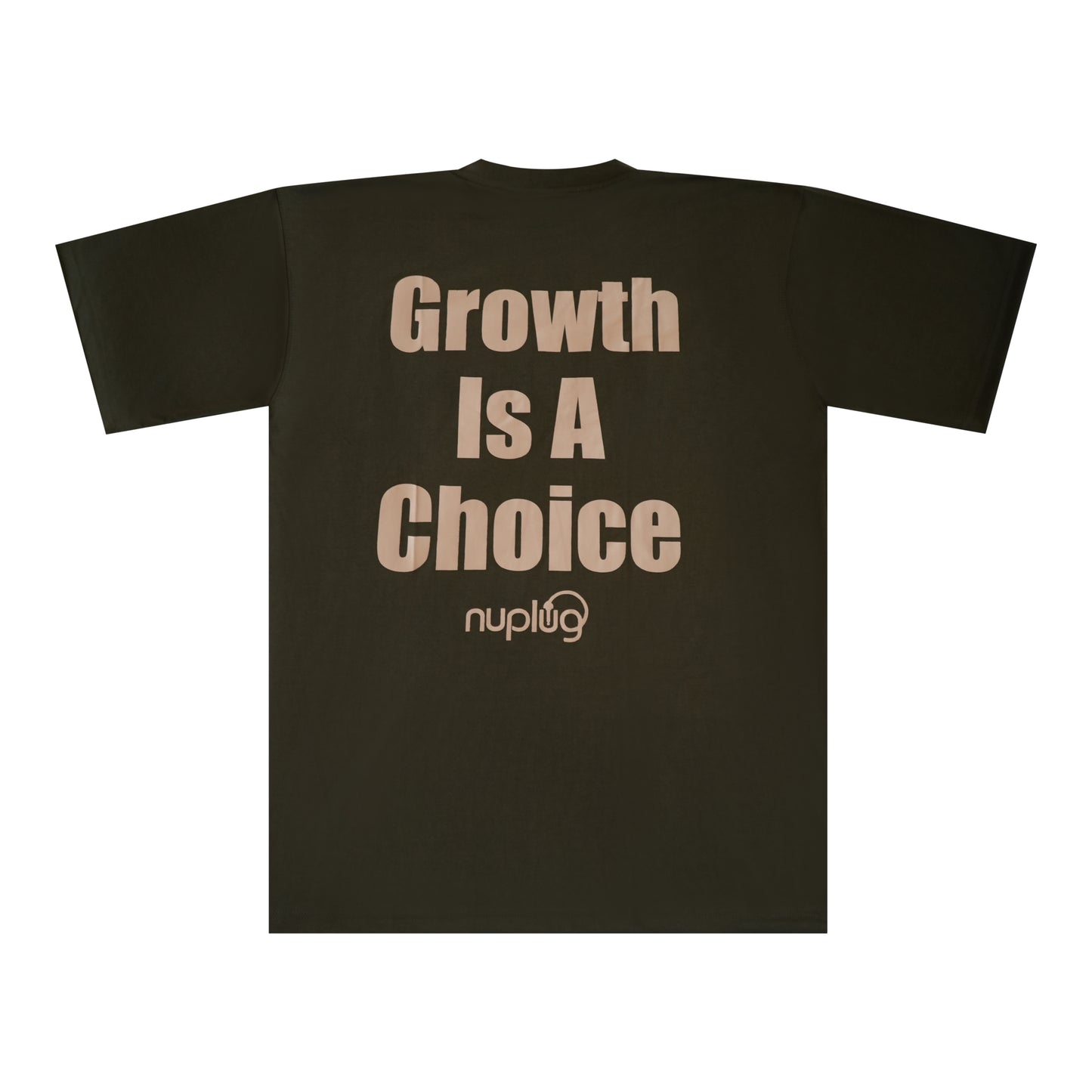 Olive and Tan Distressed T Shirt