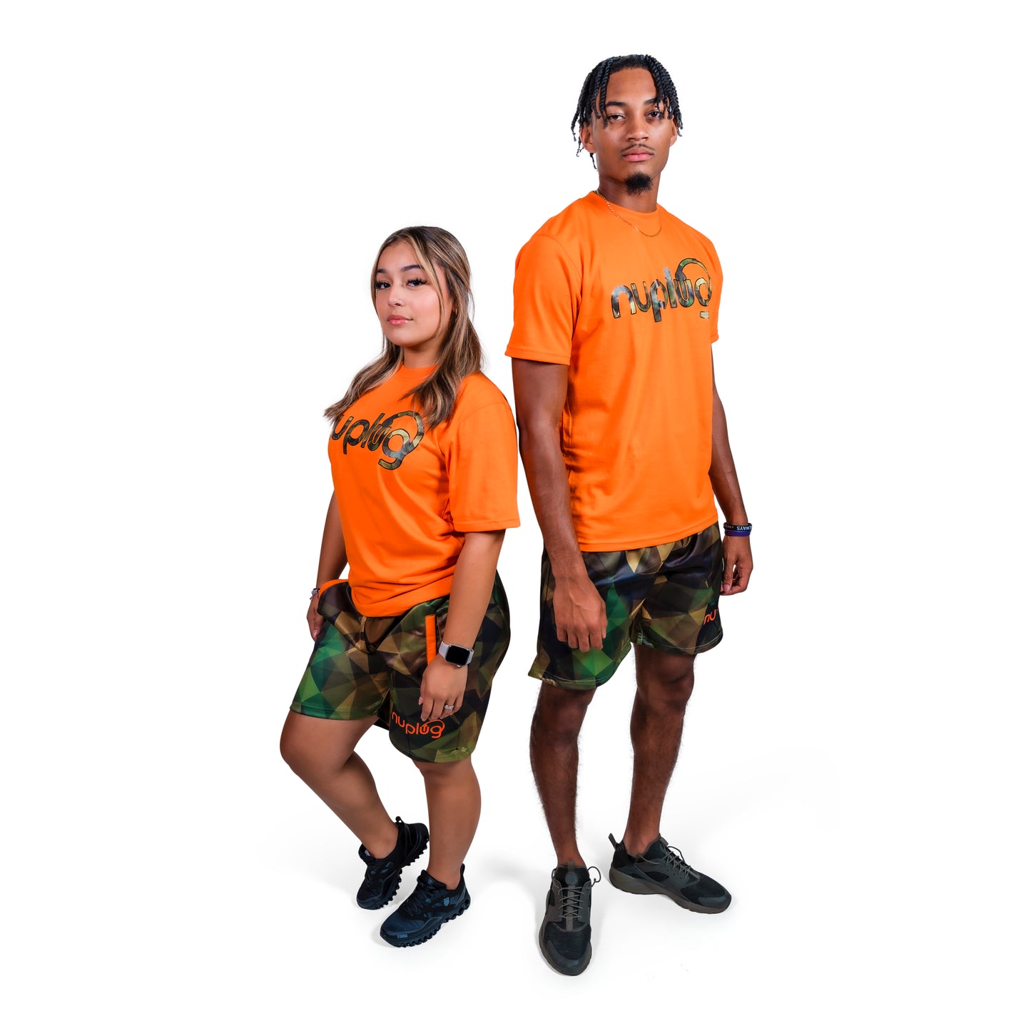 Orange Camo Plug Short Set