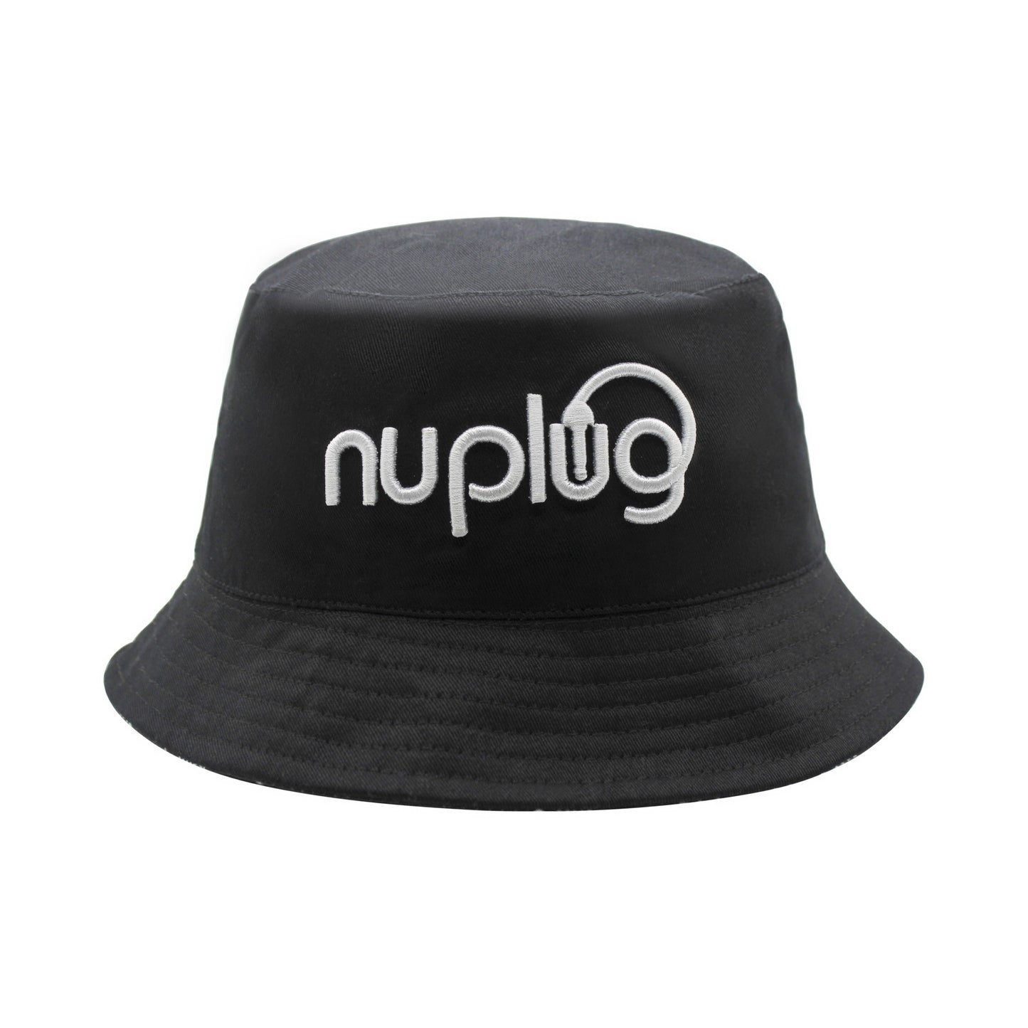 Reversible Black and White Bucket Hats