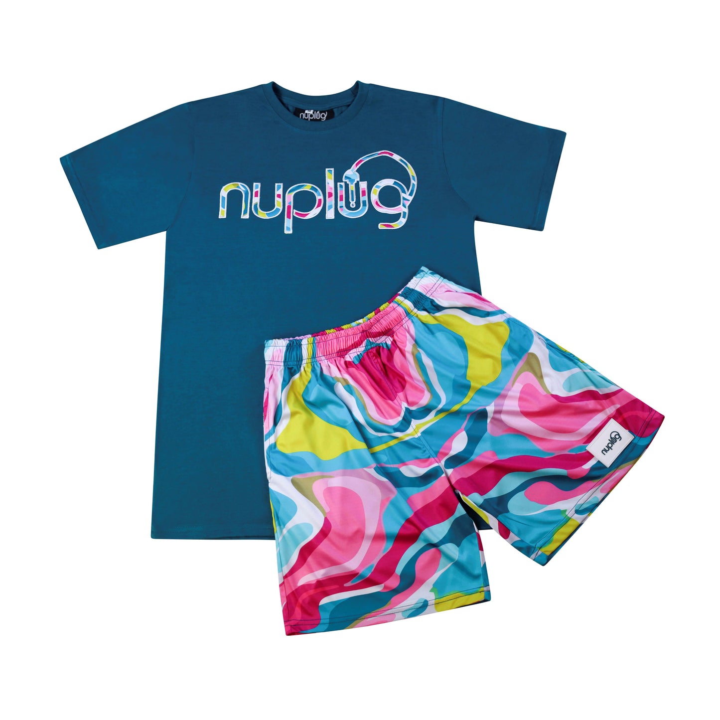 Teal Plug Short Set