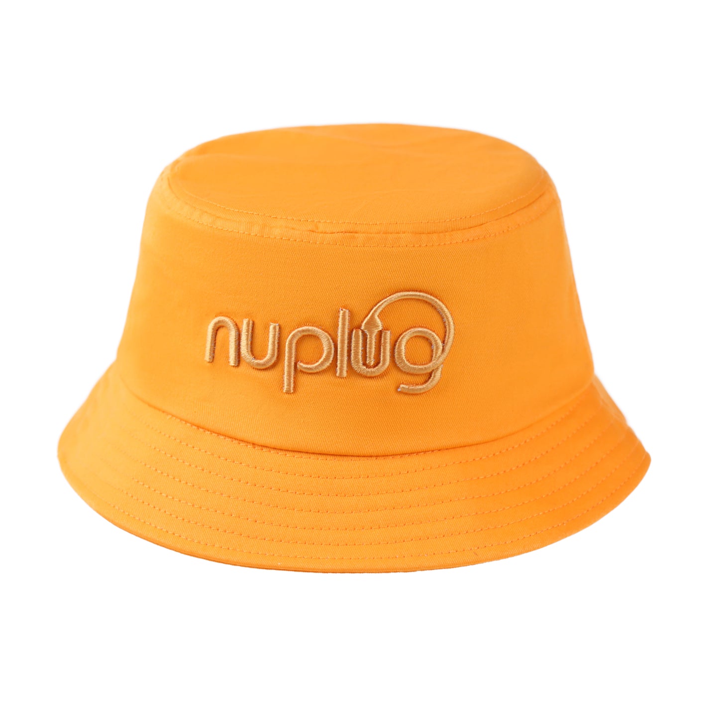 Reversible Camouflage and Orange Bucket Hat