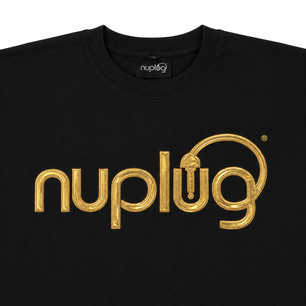 BLACK AND GOLD "GROWTH IS A CHOICE" T SHIRT