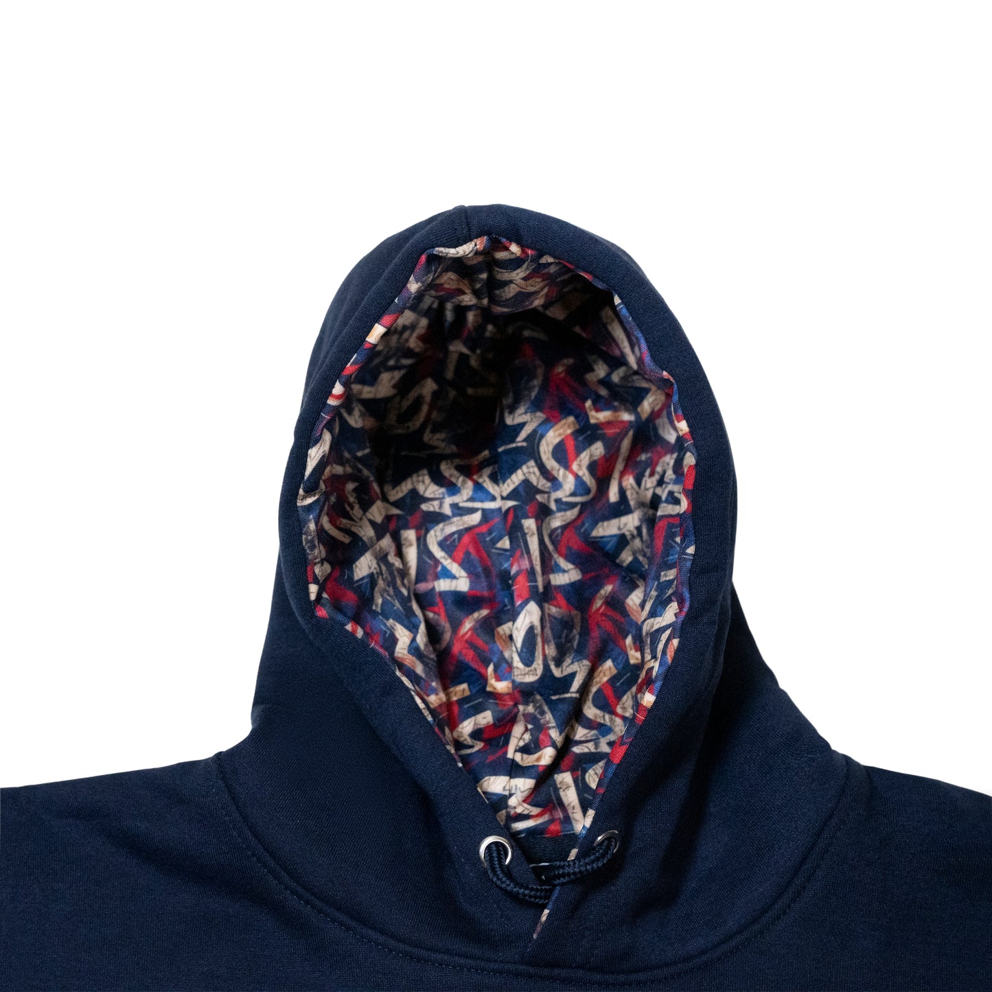 Navy Blue and Cream "Falling isn't Failing" Hoodie