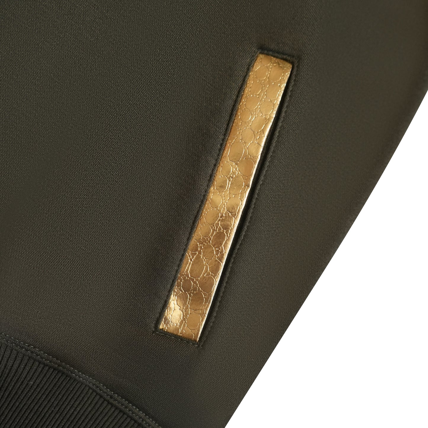 Olive and Gold Hoodie "Growth is a Choice"