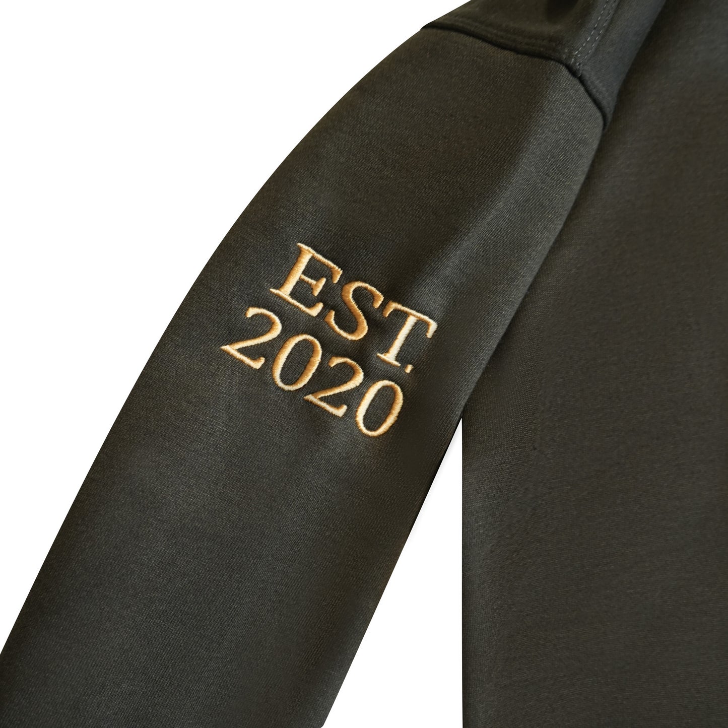 Olive and Gold Hoodie "Growth is a Choice"