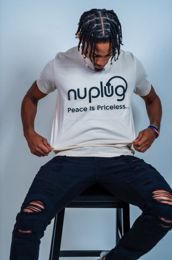 PEACE IS PRICELESS… “Sand and Black” T-Shirt