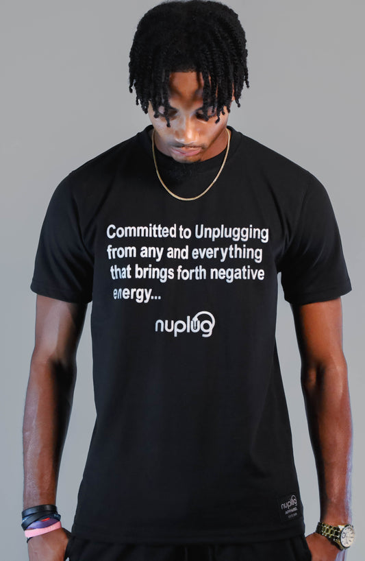 Committed to Unplugging… “Black and White” T-shirts