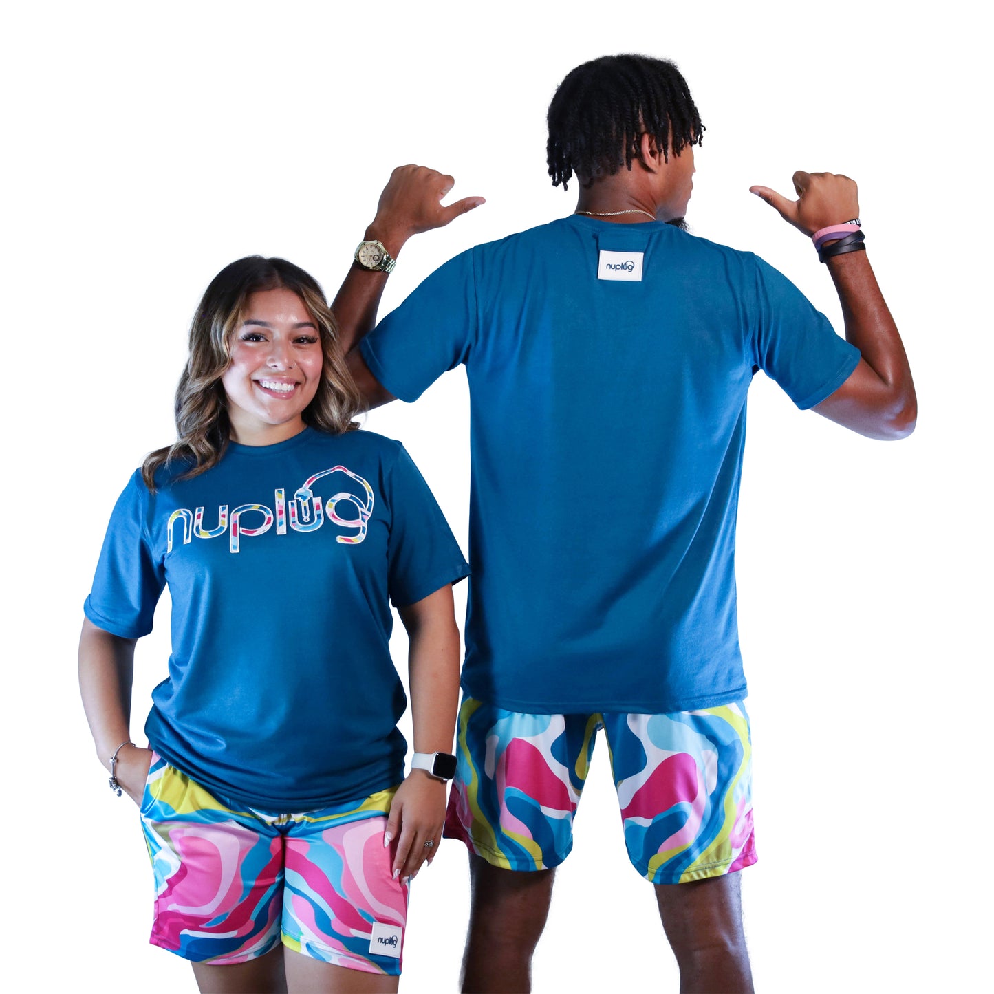 Teal Plug Short Set