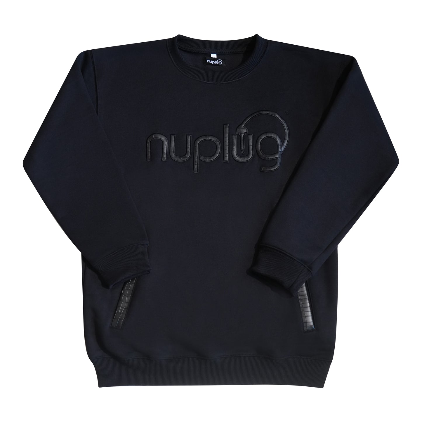 Black on Black Sweater "Growth is a Choice"