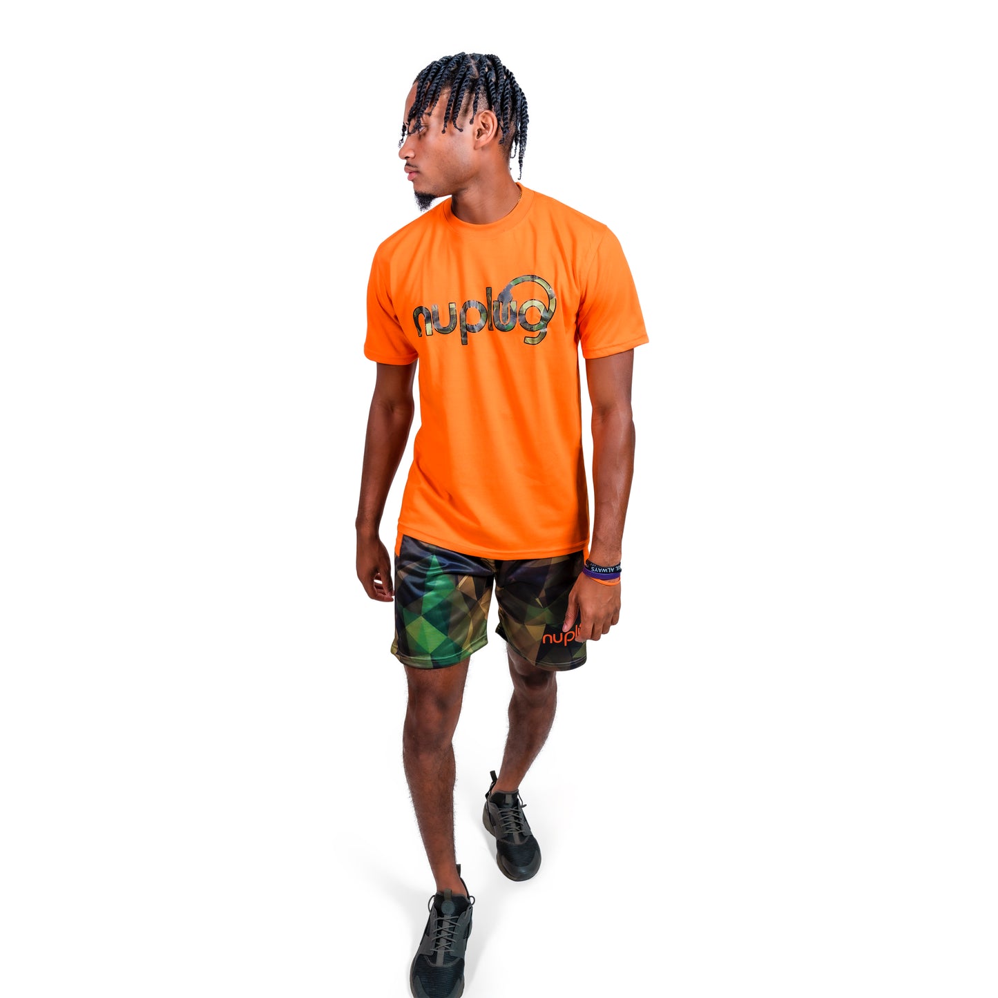 Orange Camo Plug Short Set