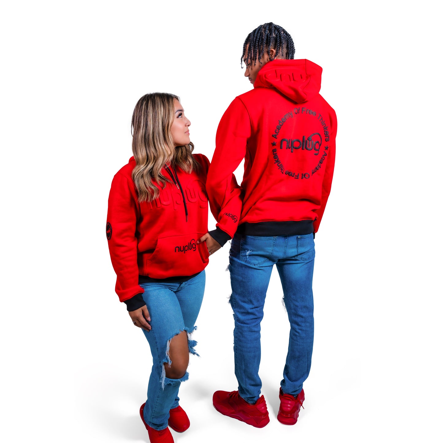 Red and Black Academy of Free Thinkers Hoodie