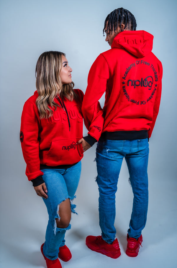 Red and Black Academy of Free Thinkers Hoodie