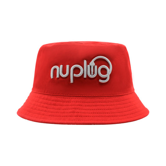 Reversible Red and White Bucket Hats