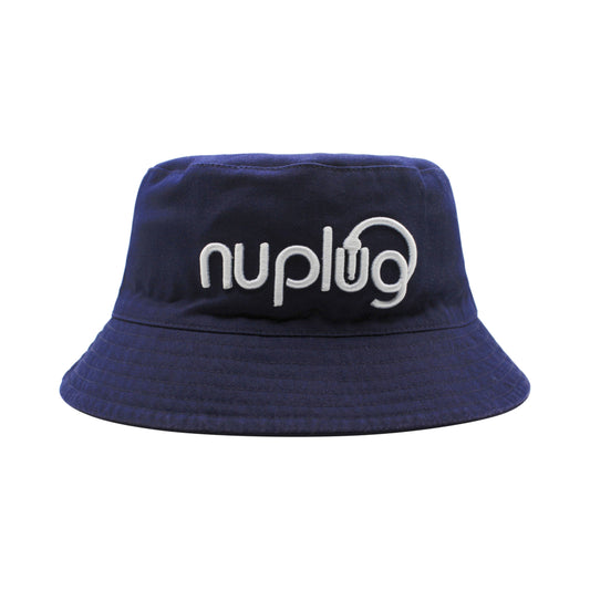 Reversible Navy and White Bucket Hats